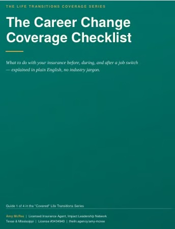 The Career Change Coverage Checklist