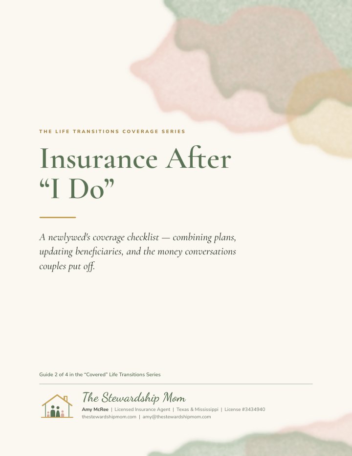 Insurance After “I Do” cover