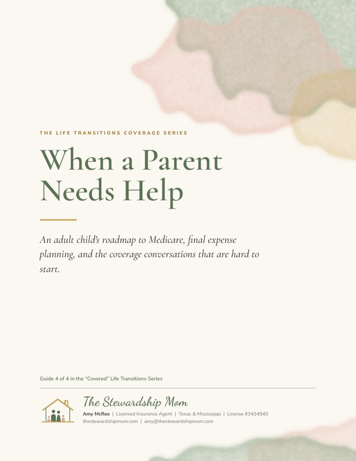 When a Parent Needs Help cover